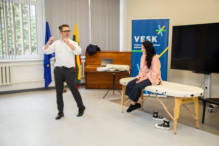 VESK konferencija demonstracija